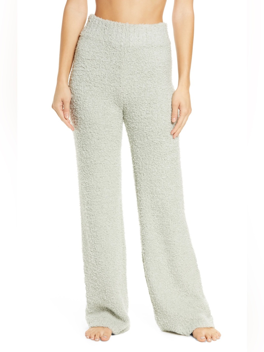 Skims Cozy Knit Flare Leg Pants Sz Small